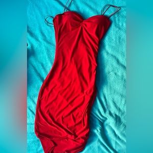 Red Homecoming tight dress!